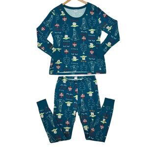 Hanna Andersson Star Wars Baby Yoda Grogu Christmas Organic Cotton Womens L/XL